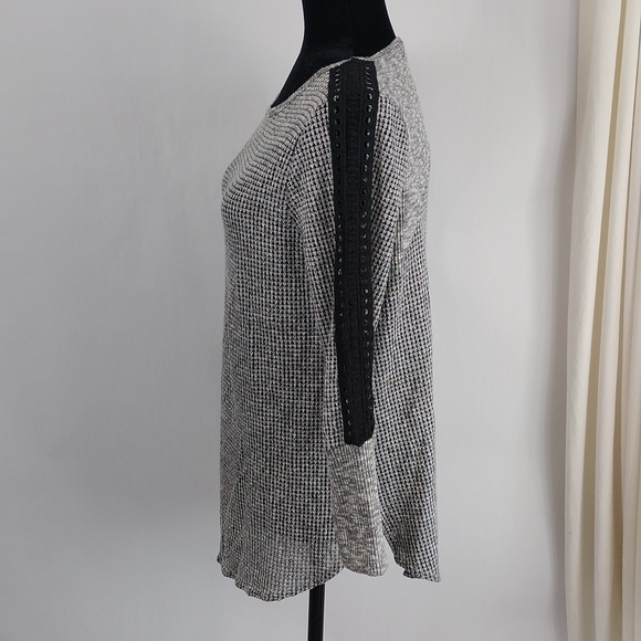 Soft Surroundings Bailey Waffle Knit Top - Picture 6 of 9